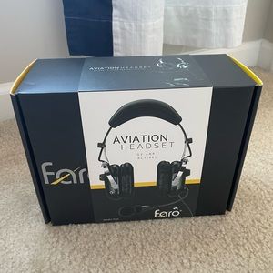 FARO ANR Aviation Pilot Headset EUC